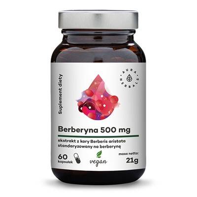 AURA Berberyna 500mg, 60 vkaps.