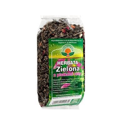 NATURA WITA Zielona z płatkami róży 100g 