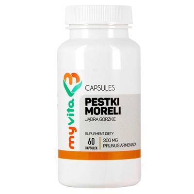 MYVITA Pestki Moreli gorzkie 300mg, 60kaps.