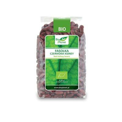 BIO PLANET Fasolka Kidney czerwona BIO 400g