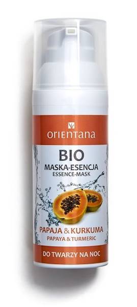 ORIENTANA Bio Maska Esencja Papaja & Kurkuma 50ml