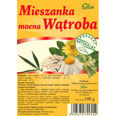 FLOS Mieszanka mocna Wątroba 100g