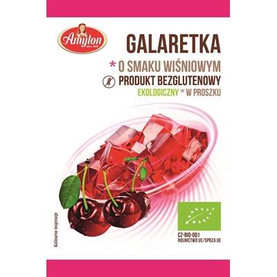 AMYLON Galaretka wiśniowa bezglutenowa BIO 40g