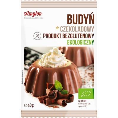 AMYLON Budyń czekoladowy bezglutenowy BIO 40g