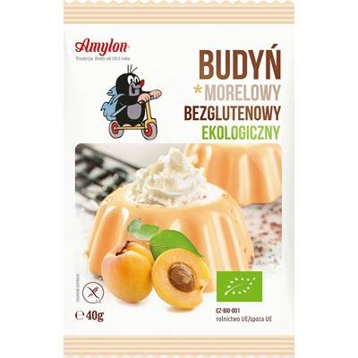 AMYLON Budyń morelowy bezglutenowy BIO 40g