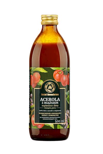HERBAL MONASTERIUM Acerola z miąszem sok 500ml