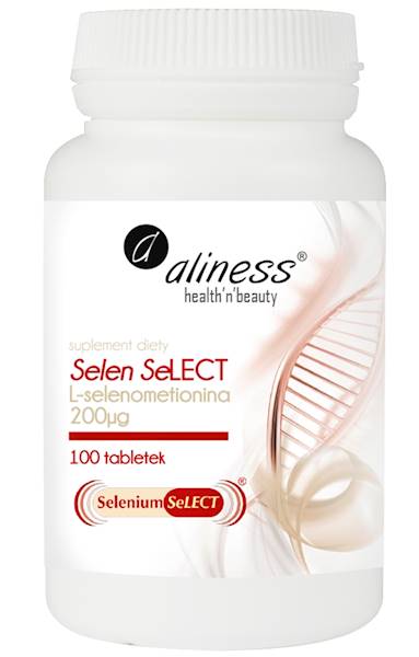 ALINESS Selen L-selenometionia 200ug 100vege tabl.