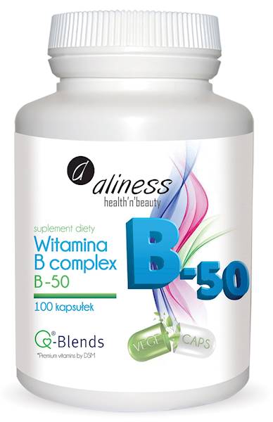 ALINESS Witamina B50 Methyl TMG Plus, 100 vcaps