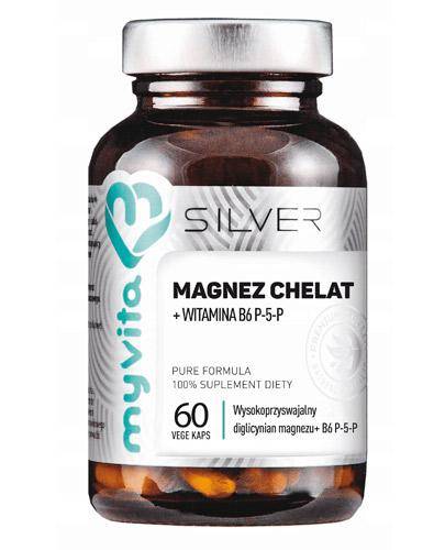 MYVITA SILVER Magnez Chelat +B6 P5P 60kaps
