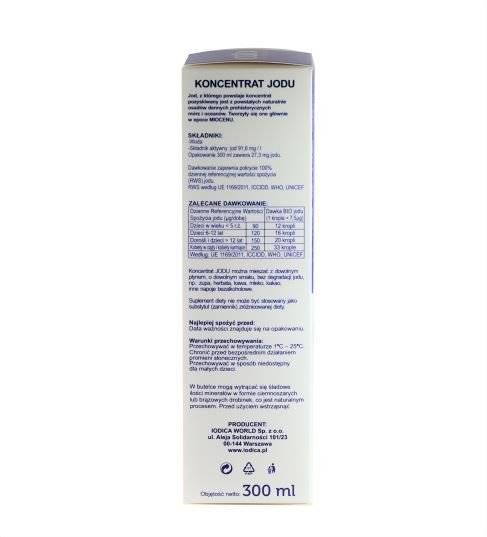 IODICA 300ml Koncentrat Jodu - suplement diety