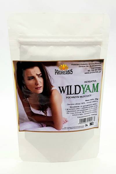 PROHERBIS Pochrzyn Włochaty korzeń mielony YUCCA