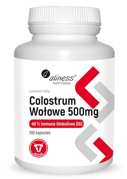 ALINESS Colostrum Wolowe 500mg 100kaps
