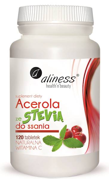 ALINESS Acerola ze Stevią do ssania 120tabl