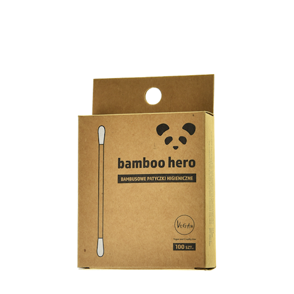 BAMBOO HERO Bambusowe Patyczki Higieniczne