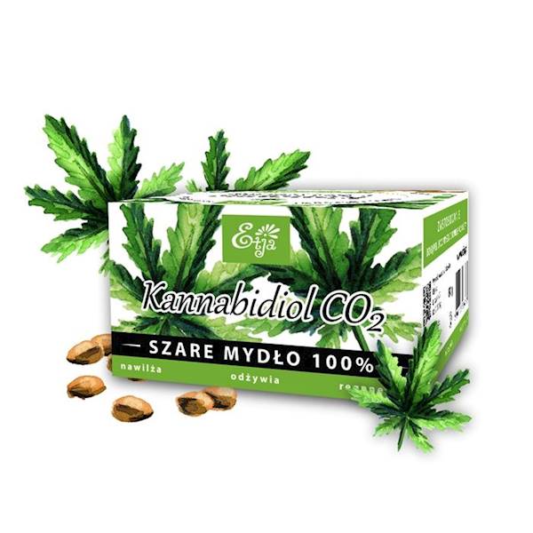ETJA Mydło naturalne potasowe Konopne CBD 200mg