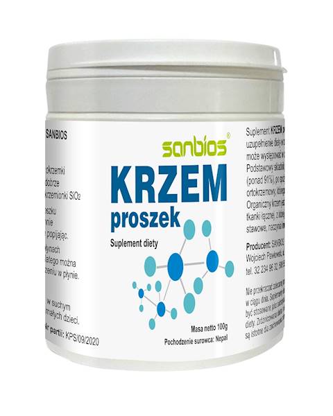 SANBIOS Krzem proszek 100g