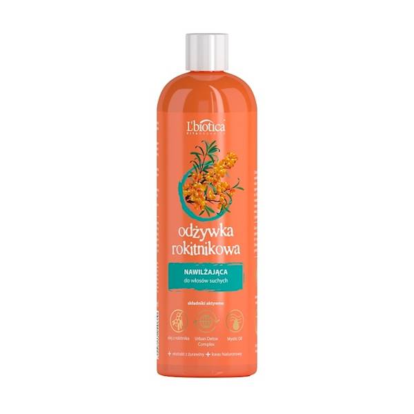 L'BIOTICA Odżywka rokitnikowa nawilżająca 380ml