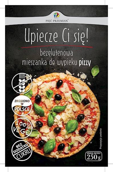 PIĘĆ PRZEMIAN Mieszanka do wypieku pizzy bezgluten