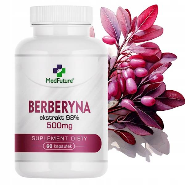 MEDFUTURE Berberyna Ekstrakt 98% 500mg 60kaps