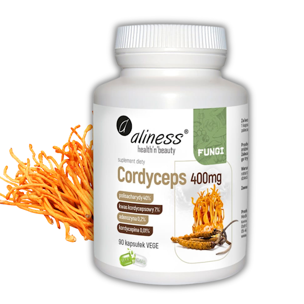 ALINESS Cordyceps 400mg 90 kaps. 
