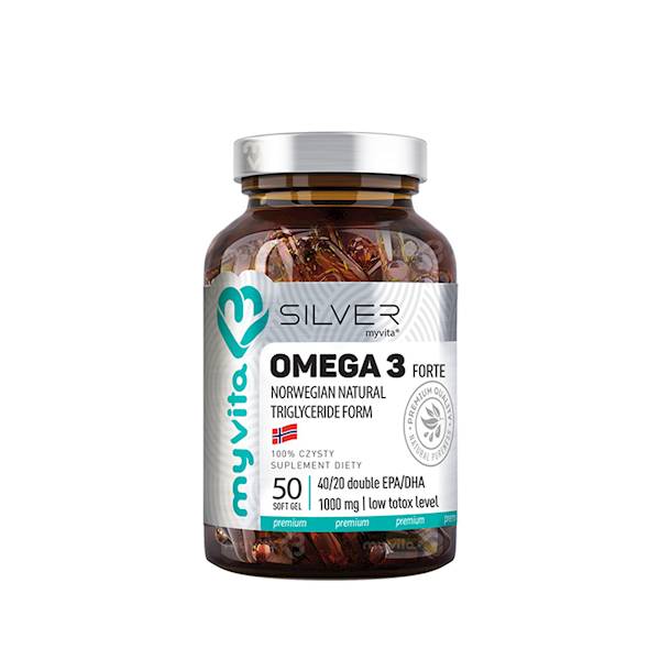 MYVITA SILVER Omega 3 FORTE 1000mg 50kaps