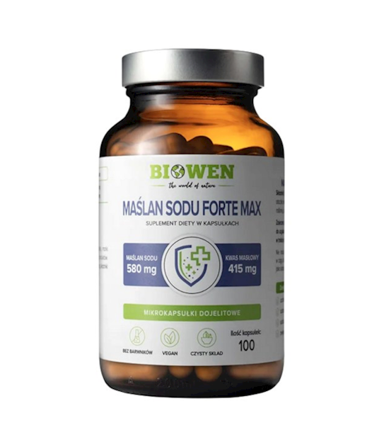 BIOWEN Maślan Sodu Forte Max 100 kaps.