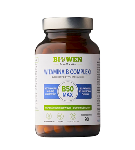 BIOWEN Witamina B-complex+ 90 kaps.