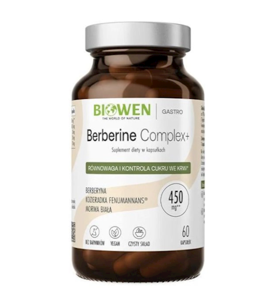 BIOWEN Berberine Complex+Ekstrakt 60 kaps.