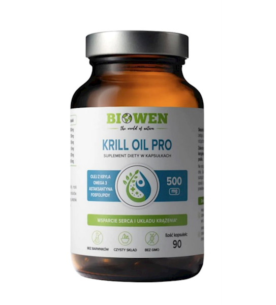 BIOWEN Krill Oil PRo (olej z kryla) 90 kaps.