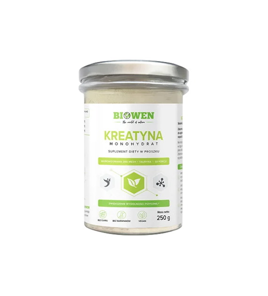 BIOWEN Kreatyna monohydrat mikronizowana 259g