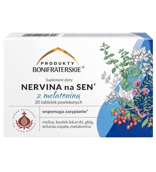 BONIFRATERS Nervina na SEN z melatoniną 30tab