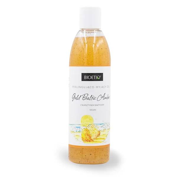 BIOETIQ Żel peelingujący GOLD BALTIC AMBER 300ml