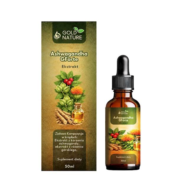 GOLDEN NATURE Ashwagandha GForte extrakt 50ml