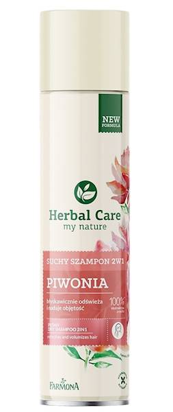 F. HERBAL CARE Suchy Szampon Piwonia 2w1 180ml