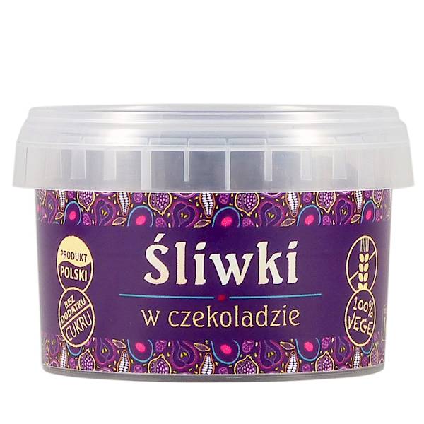 PIĘĆ PRZEMIAN Śliwki w czekoladzie b/cukru 160g