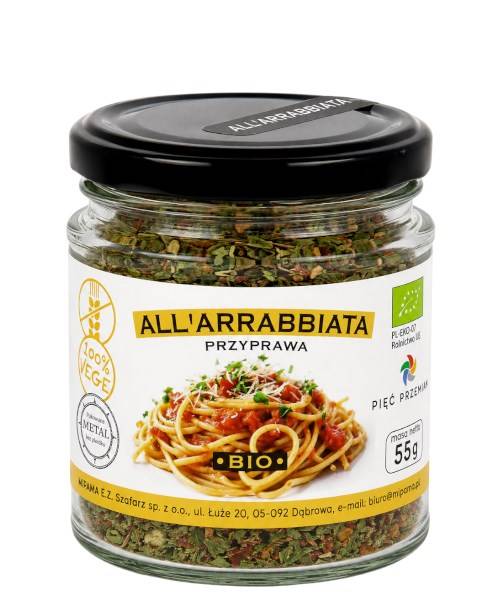 PIĘĆ PRZEMIAN Przyprawa All'Arrabbiata BIO 55g