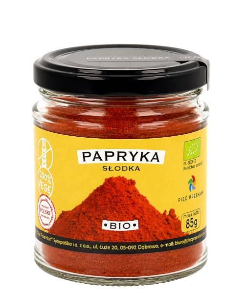 PIĘĆ PRZEMIAN Papryka słodka mielona bezglutenowa 