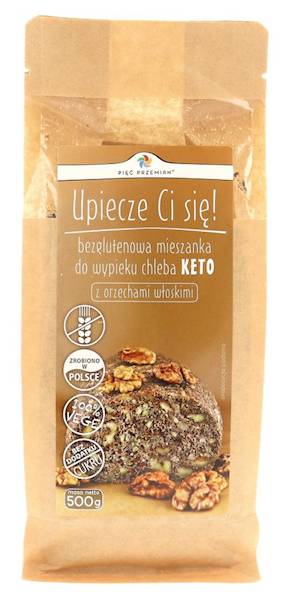 PIĘĆ PRZEMIAN Mieszanka d/wy chleba z orzech 500g