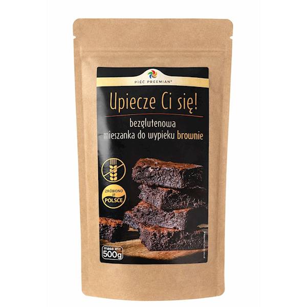 PIĘĆ PRZEMIAN Mieszanka do wypieku brownie bezglut
