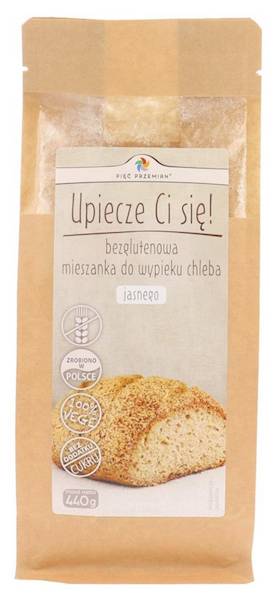 PIĘĆ PRZEMIAN Mieszanka do wypieku chleba jasnego 