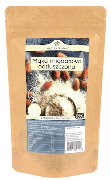 PIĘĆ PRZEMIAN Mąka migdałowa odtłuszczona bezglute
