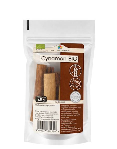 PIĘĆ PRZEMIAN Cynamon cejloński B/GLUT.BIO LASKI