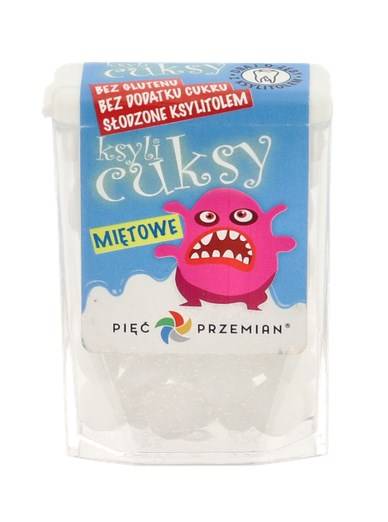 PIĘĆ PRZEMIAN Cuksy miętowe z ksylitolem