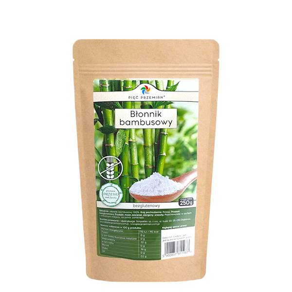 PIĘĆ PRZEMIAN Błonnik bambusowy 250g
