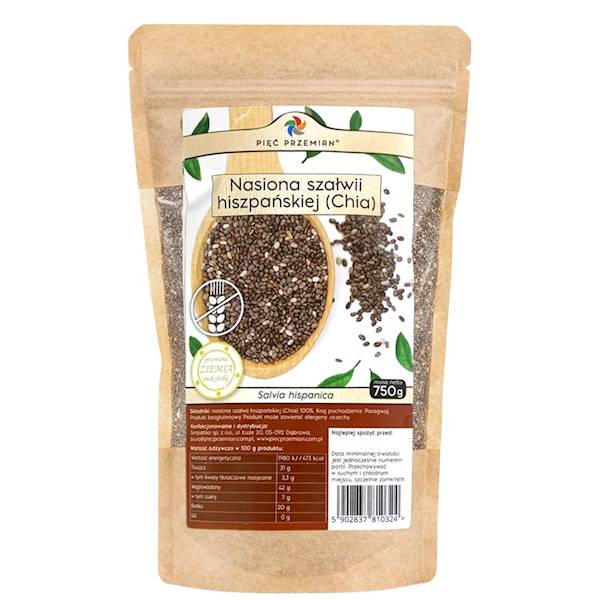 PIĘĆ PRZEMIAN Chia 750g <szałwia hiszpańska>