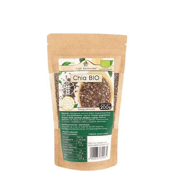PIĘĆ PRZEMIAN Chia BIO 200g