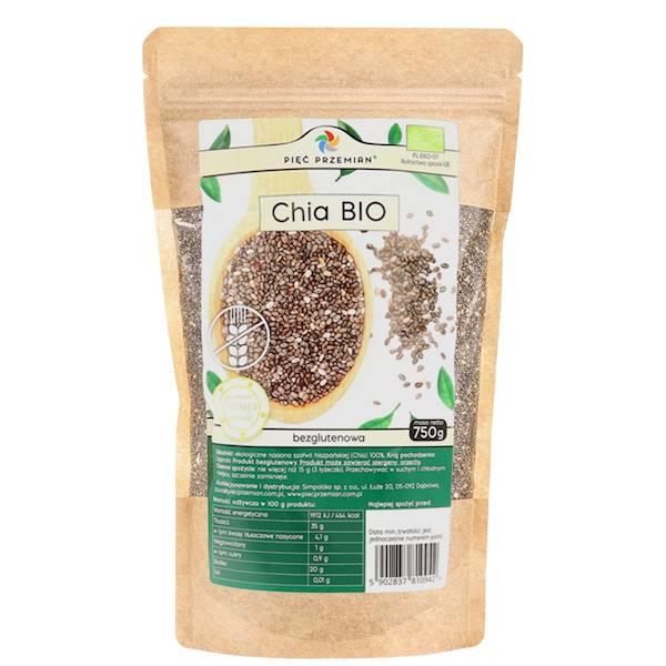 PIĘĆ PRZEMIAN Chia BIO 750g