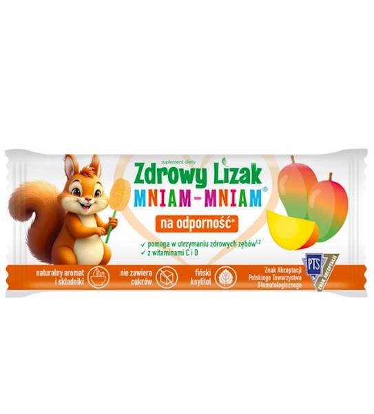 Zdrowy lizak Mniam-Mniam bez cukru mango 1 szt. ST