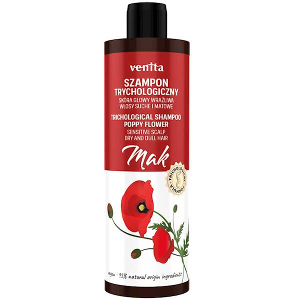 VENITA Trychologiczny szampon Mak 300 ml