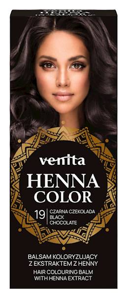 VENITA henna tuba 019 czarna czekolada